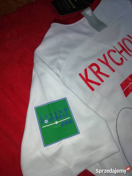 Koszulka Polska 2018 GRZEGORZ KRYCHOWIAK 10 z Piłka nożna Lublin sprzedam