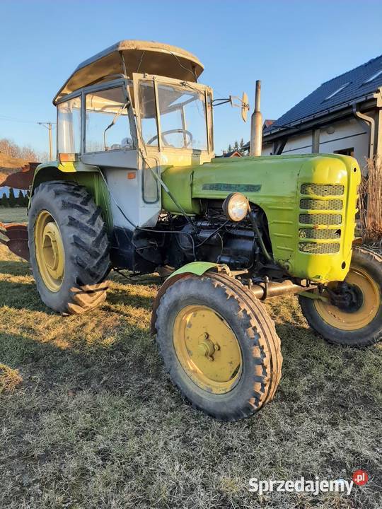 Ursus C4011 z pługiem 3 skibowy obrotowy firmy Ursus Kłodzko