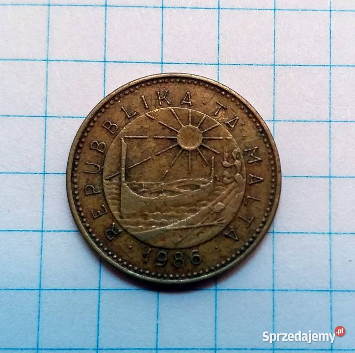 1 CENT 1986 MALTA Numizmatyka