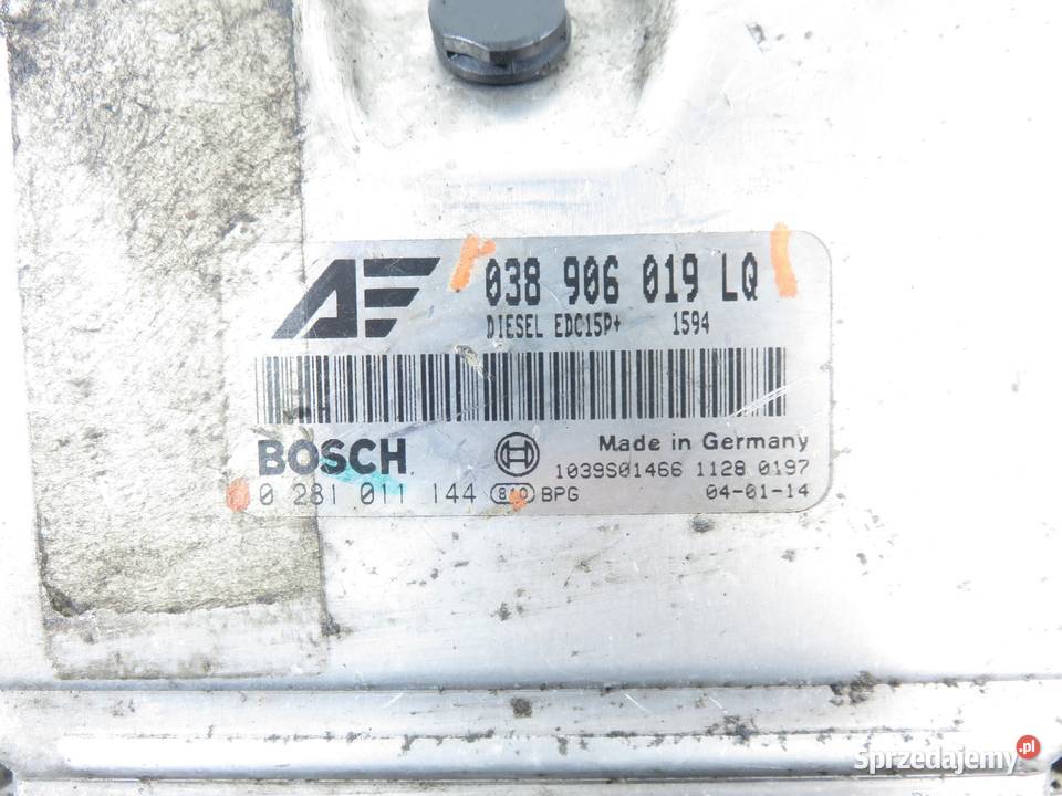 STEROWNIK SEAT ALHAMBRA I 19 TDI PD 115 AUY osobowe