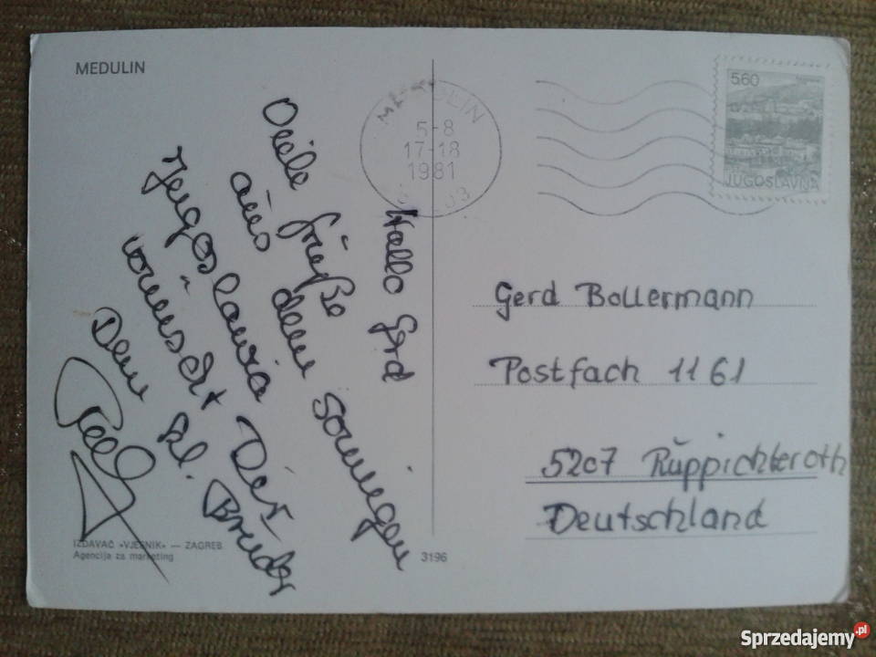 MEDULIN KURORT W DAWNEJ JUGOSŁAWI Piszczac