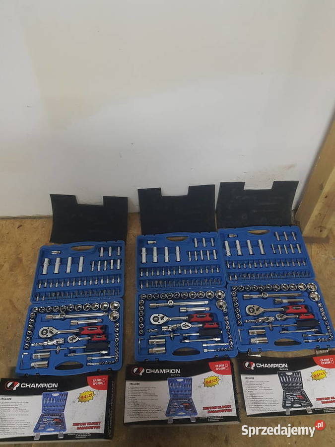 ZESTAW KLUCZY NASADOWYCH CHAMPION 94 ELEM Głogowa sprzedam