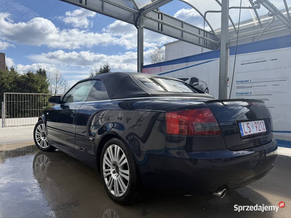 Audi A4 B6 CABRIO 18 T 163 Możliwa zamiana benzyna Krasnobród
