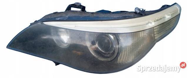 LAMPA LEWY PRZÓD EUROPA XENON BMW 5 E60 E61 Lampy przednie Nowy Tomyśl