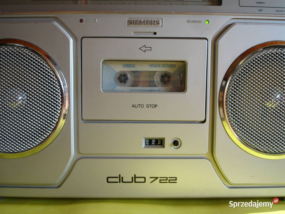 Radiomagnetofon SIEMENS CLUB 722 Zielona Góra