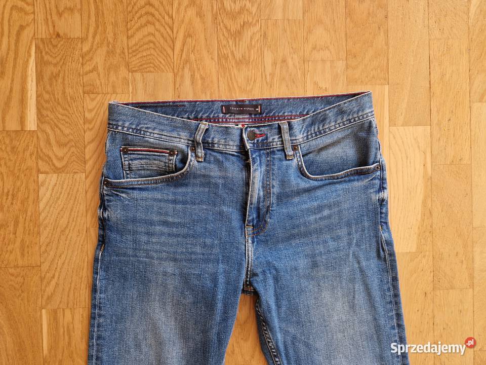 Spodnie męskie dżinsy niebieskie Tommy Hilfiger małopolskie Bibice