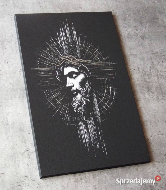 Jezus Chrystus Ręcznie grawerowany obraz na Sztuka współczesna