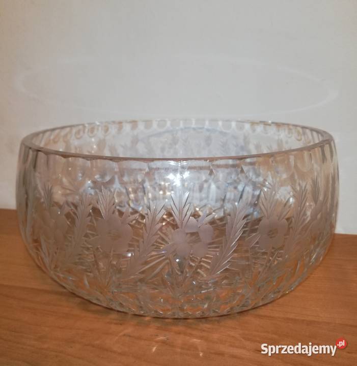 Kryształ PRL duża piękna misa stan idealny Warszawa
