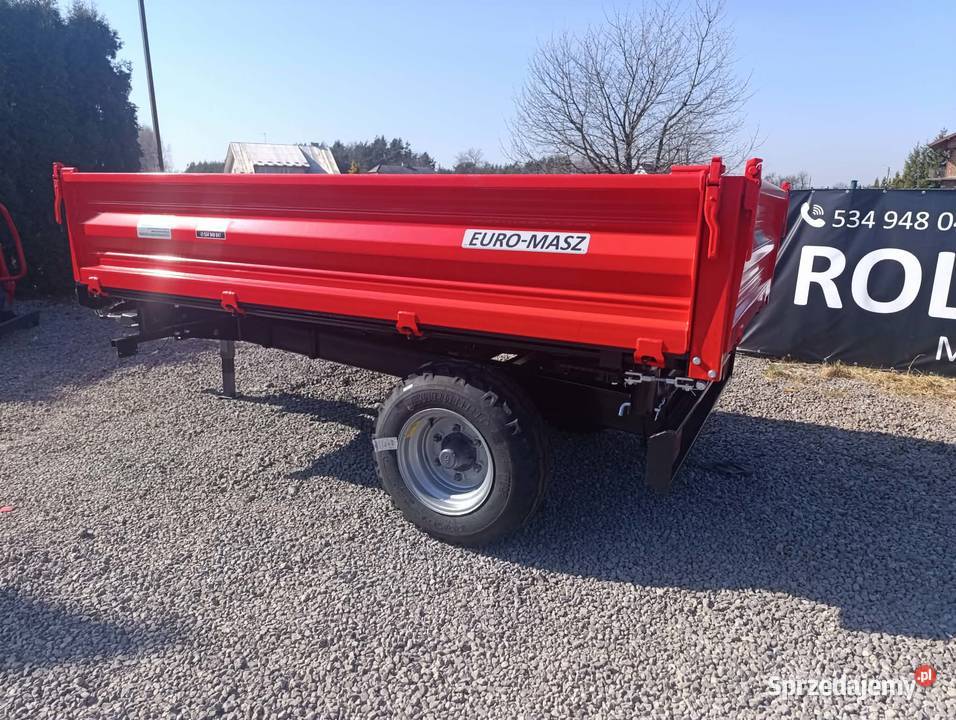 Przyczepa rolnicza 30T Firmy EUROMASZ nieuszkodzony