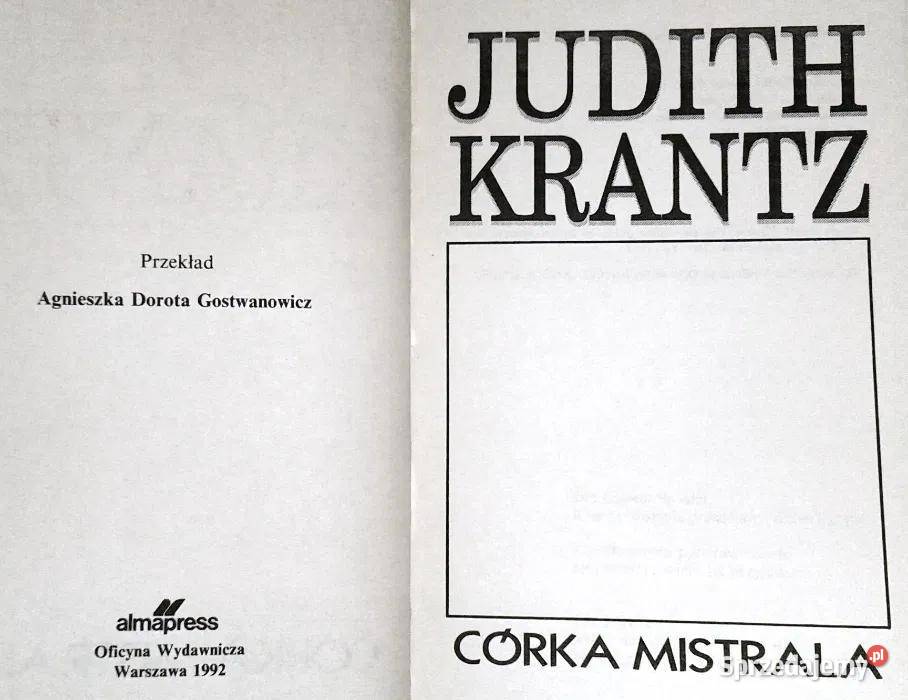 Córka Mistrala Judith Krantz lubelskie Chełm
