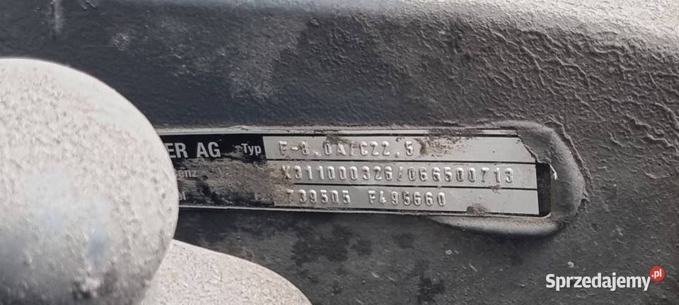 OŚ PRZEDNIA MERCEDES ACTROS MP4 BELKA kujawsko-pomorskie Lipno