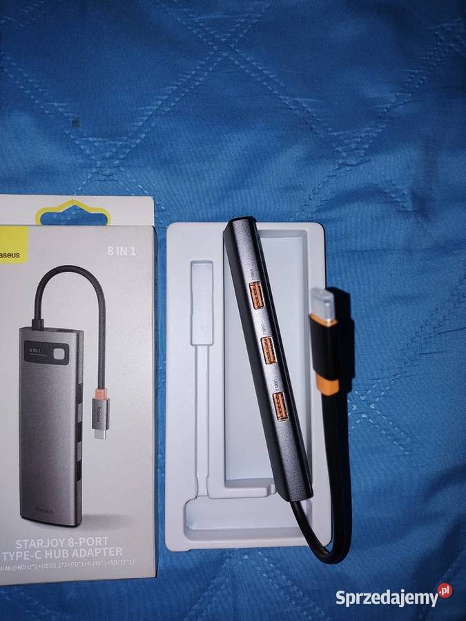 Hub 8in1 Baseus do laptopów usbc stacje dokujące Nowa Sól