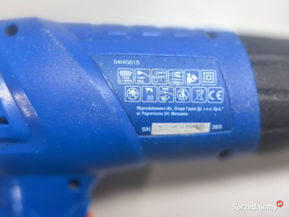 Opalarka Heston 54HG515 1500w 2 biegi pudełko sprzedam