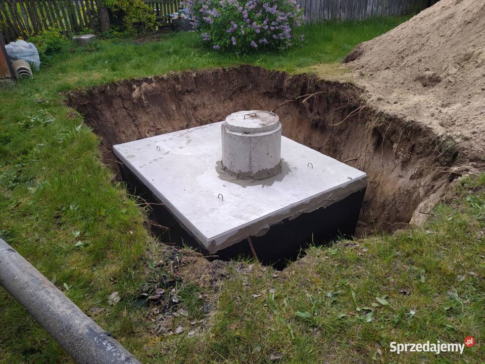 Szambo Betonowe Zbiornik Kanał Samochodowy NISKO