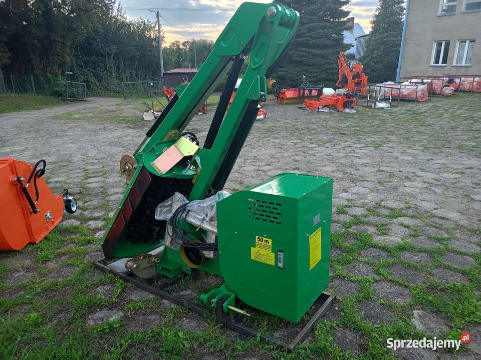 kosiarka bijakowa na wysięgniku długim ramieniu