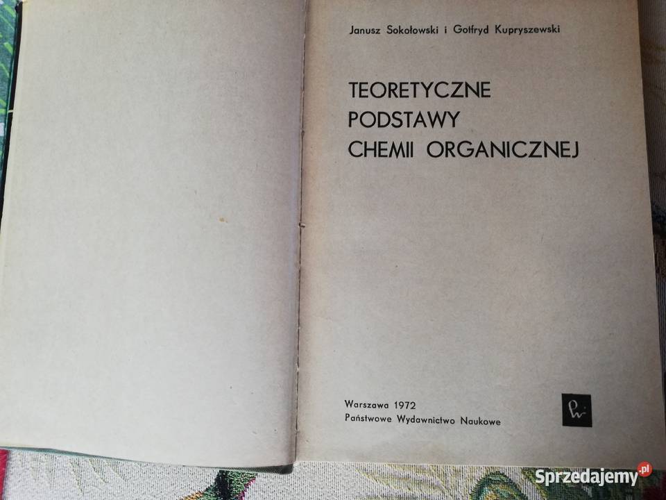 Teoretyczne podstawy chemii organicznej małopolskie Kraków