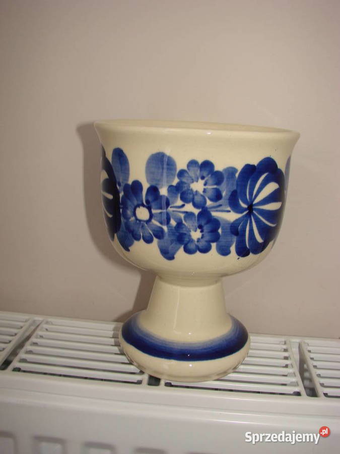 Włocławek fajansowy kielich puchar pomorskie Pruszcz Gdański