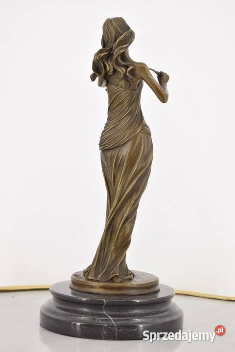 Kobieta ze Skrzypcami Skrzypaczka Figura z Brązu małopolskie Kraków