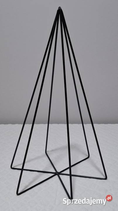 Druciana choinka czarna drut 4mm 255x40 czarny Czeladź