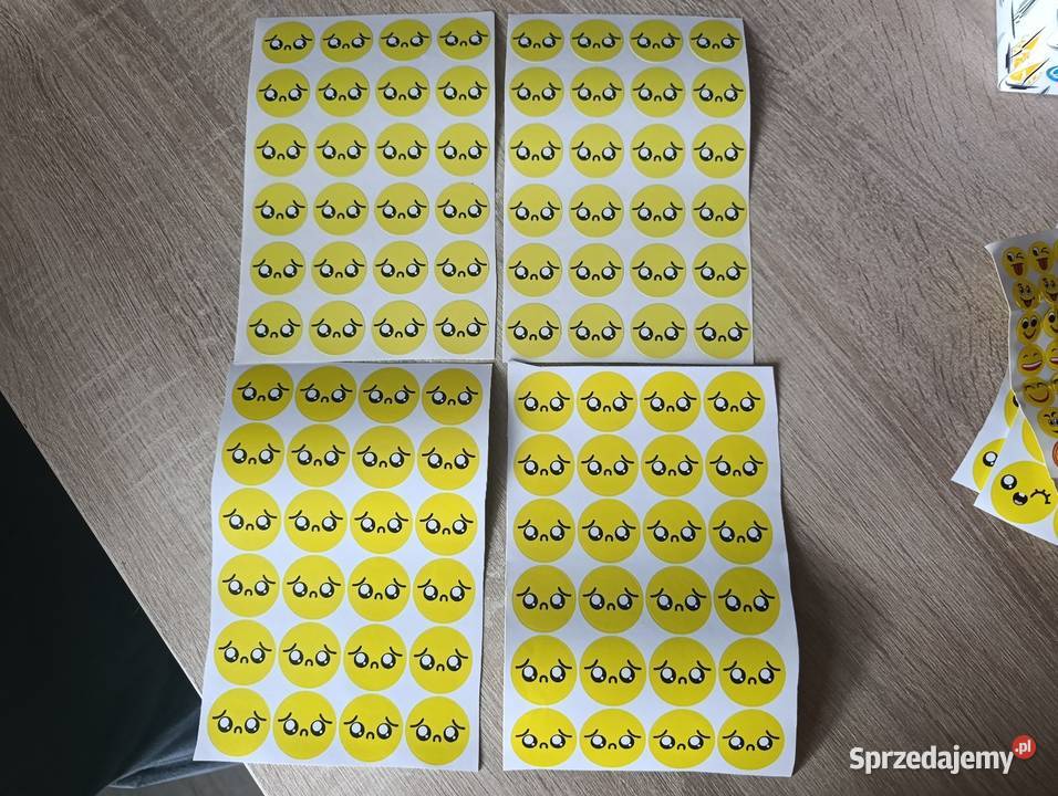 Zestaw naklejek emotki