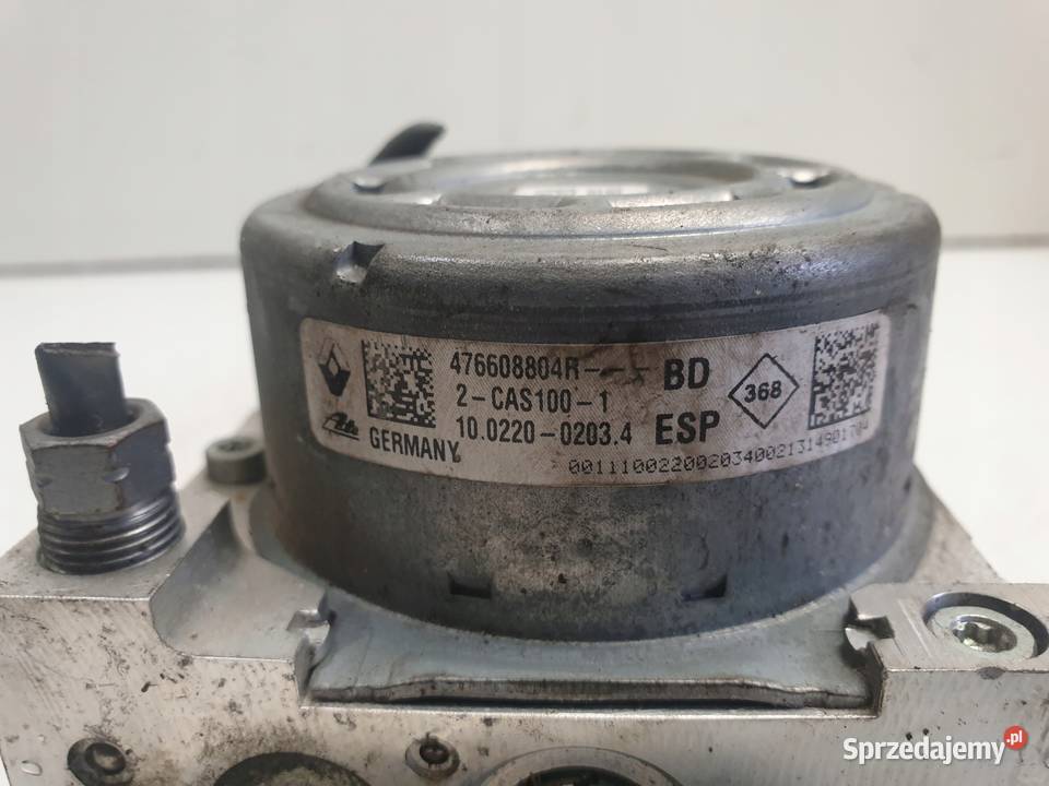 Dacia Dokker POMPA ABS hamulcowa 476608804R osobowe lubelskie Rudka sprzedam