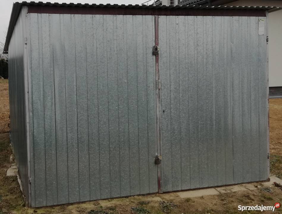 Garaż blaszany ocynkowany 3x5 samodzielny Lublin