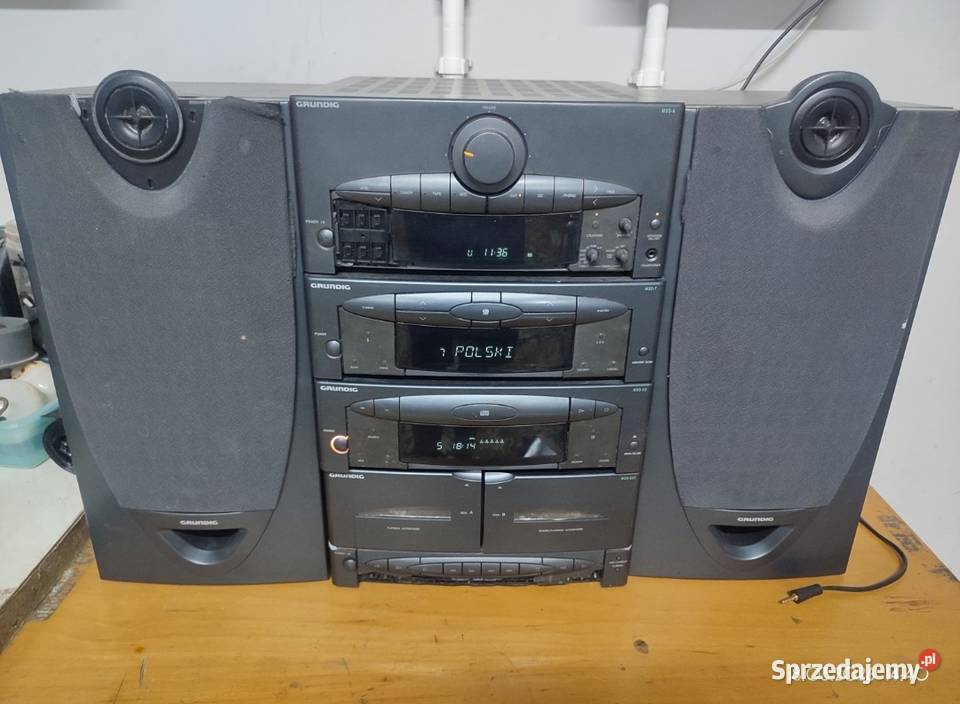 Kultowa Wieża Grundig Fine Arts M30 Segmenty CD Kudowa-Zdrój sprzedam