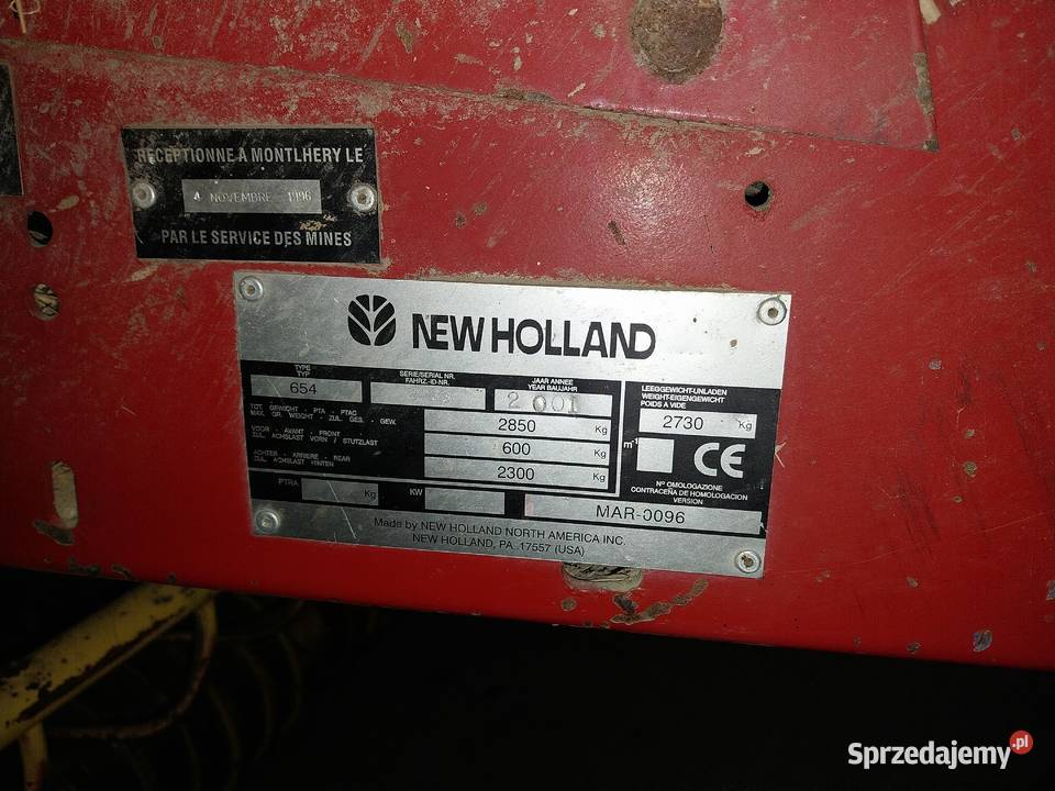 Prasa holland 654 New Holland Żółkiewka-Osada sprzedam