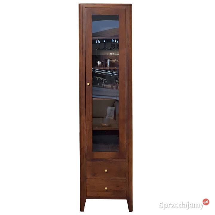Wąska witryna drewniana 50 MILANO z szufladami z Lublin