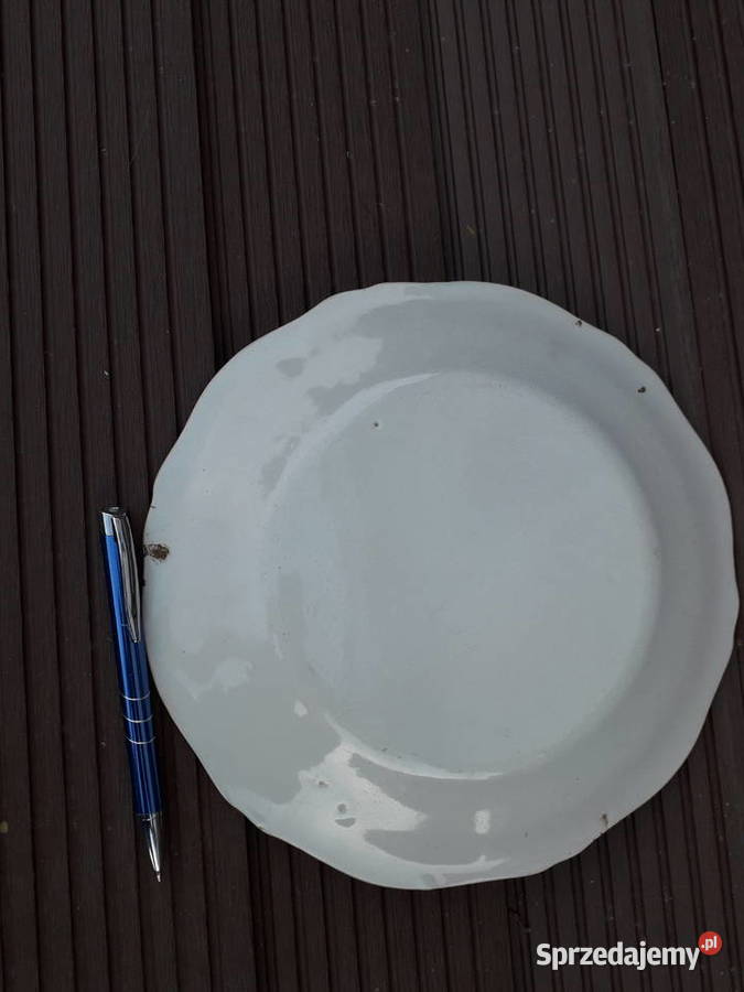 Talerz ceramiczny ręcznie malowany
