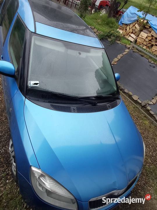 Skoda Roomster full 14 gaz niebieski Limanowa sprzedam