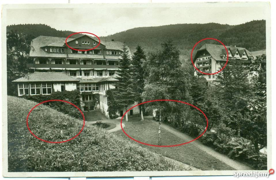 Kuranstalt Glotterbad Kurhaus und Sanatorium Pocztówki i karty telefoniczne wielkopolskie sprzedam