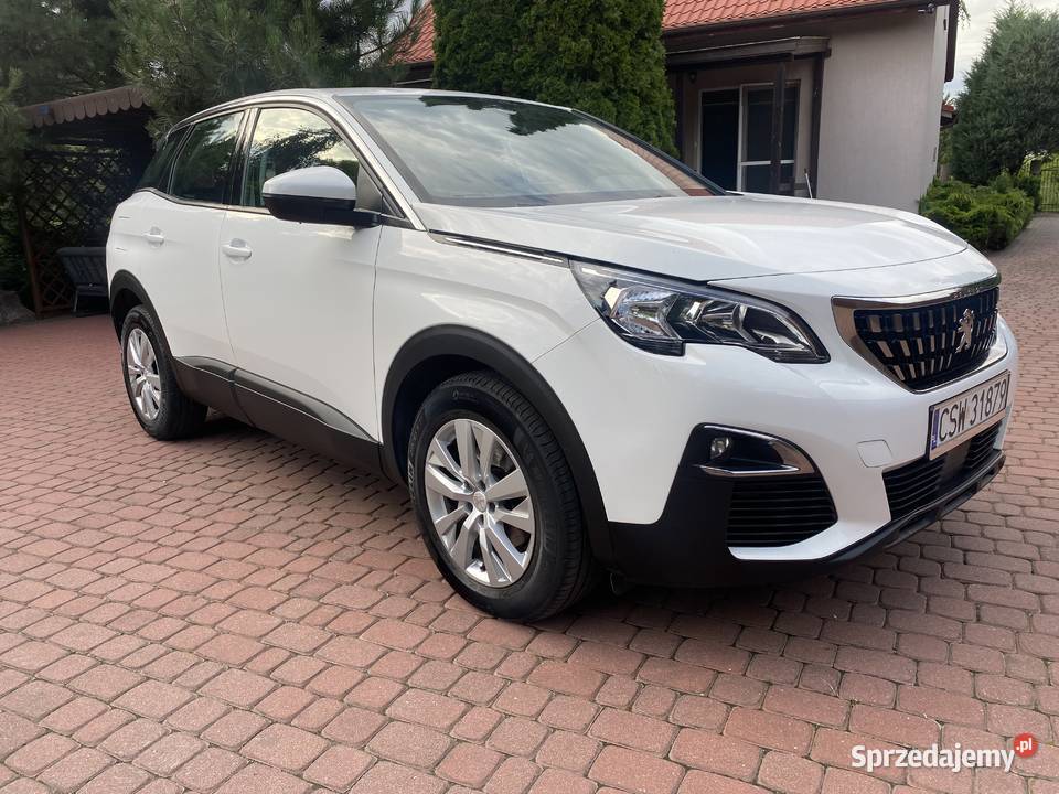 Peugeot 3008 Bezwypadkowy z fabrycznym lakierem Grudziądz