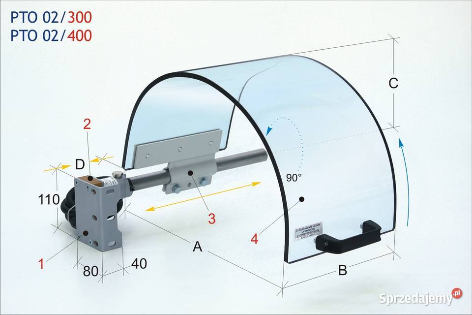 Osłona PTO 01300 PTO 01400 PTO 01500