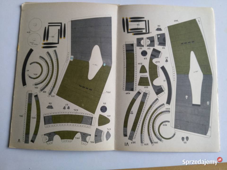 Mały Modelarz 561991 Samolot bombowy Boeing17G Dąbrowa Górnicza