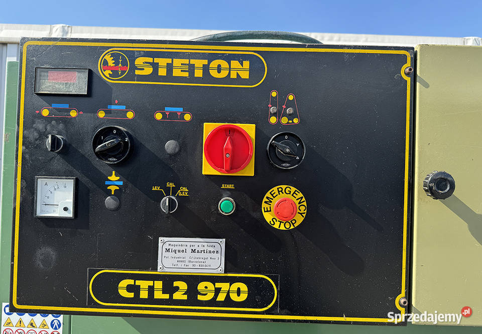Szlifierka szerokotaśmowa STETON CTL 2970 Sierakowska Huta