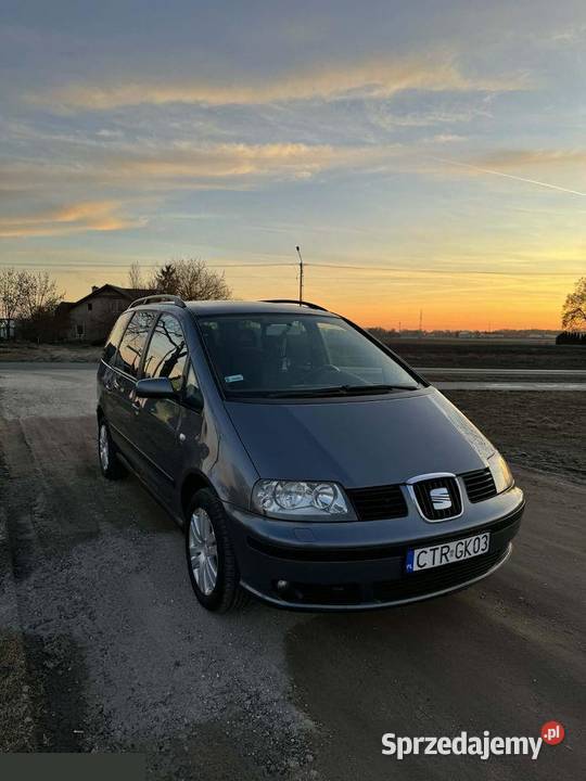 Seat Alhambra 20 TDI Style 140 2008r 7 osobowy Kościeszki sprzedam