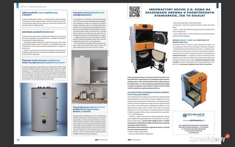 Kocioł kombinowany sigma dual 25 kW drewno Wrocław