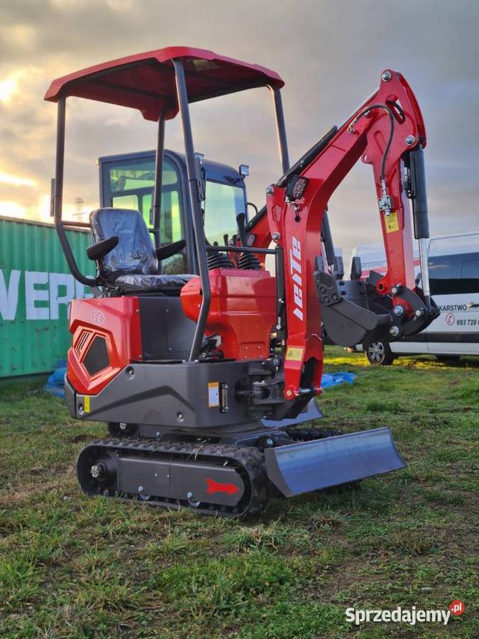 Mini koparka LEITE 1012S 2025 FV 23 Nowa śląskie Zajączki Drugie
