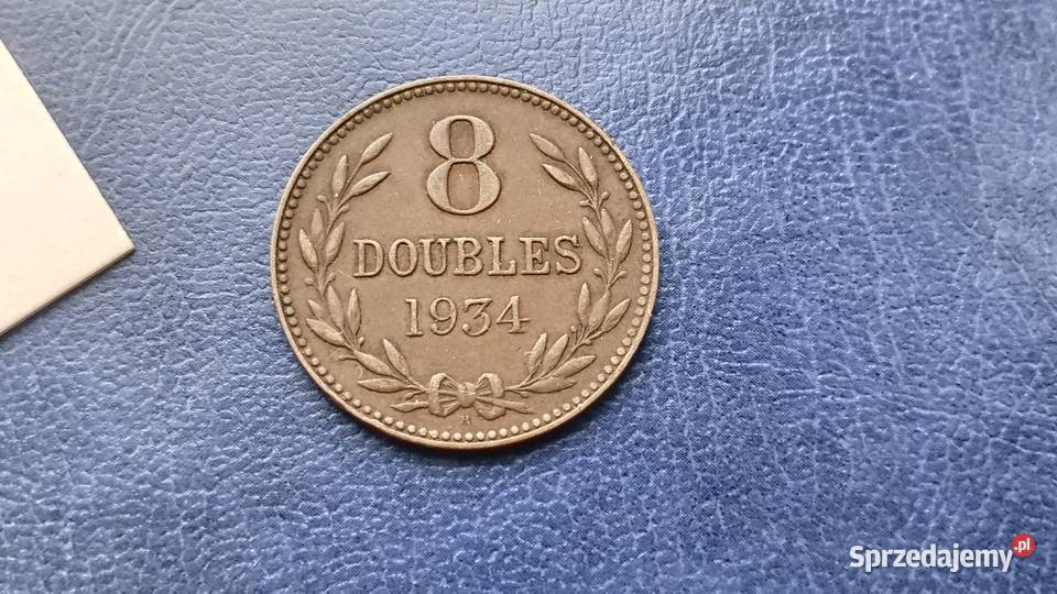 Stare monety 8 doubles 1934 Guernsey sprzedam