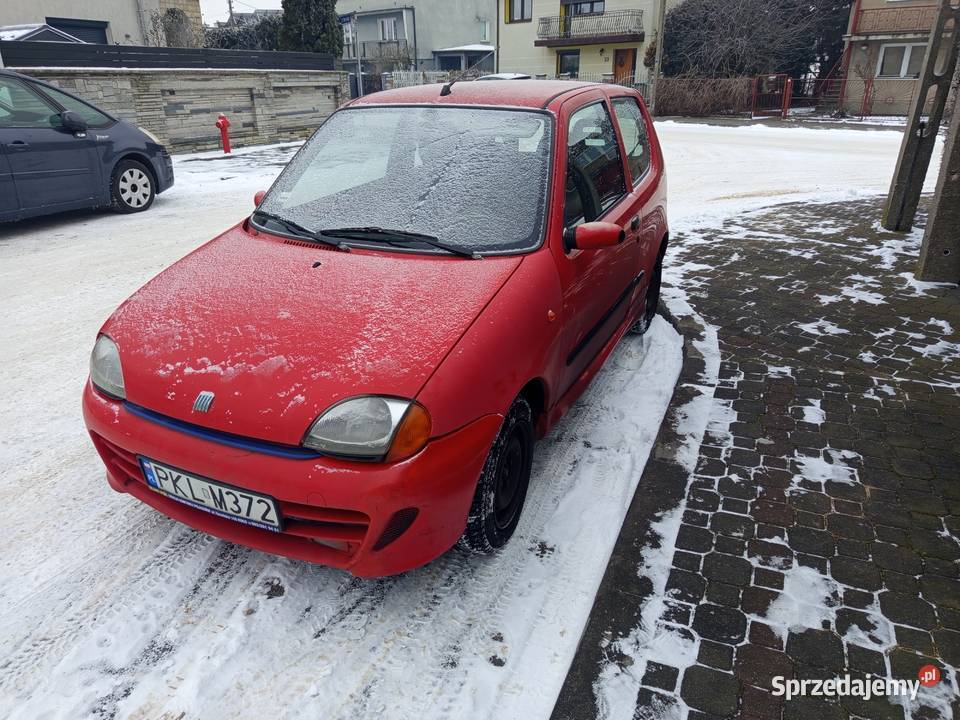 Fiat Seicento Sporting 11 ABARTH uszkodzony Koło