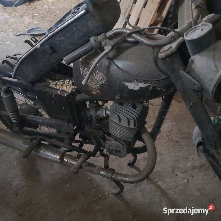 Motor WSK 175 ze stodoły mały przebieg Lubochnia