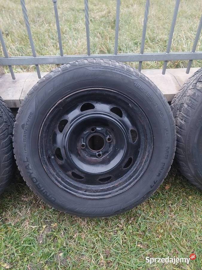 Koła zimowe felgi 4x108mm 15 z oponami Kraków sprzedam