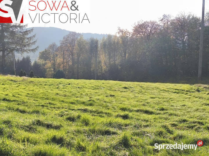 Widokowa działka budowlana wszystkie media dolnośląskie