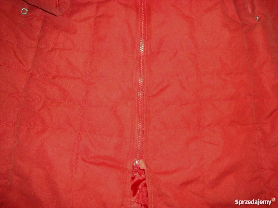 Płaszcz damski ocieplany JRKO czerwony mazowieckie Ostrołęka