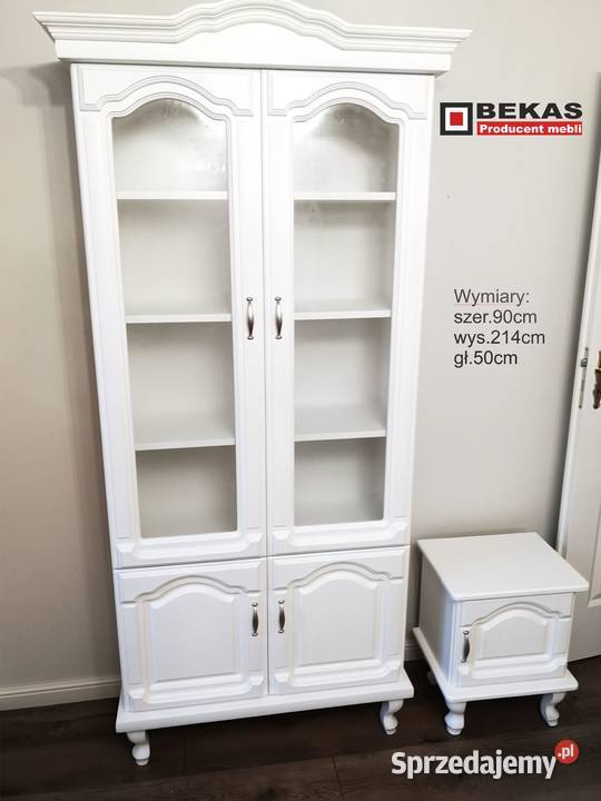 Biała Trzydrzwiowa Duża Szafa 133 3D3s Biały Dąb