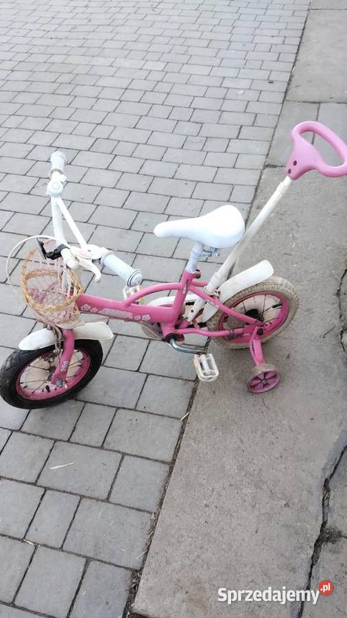 Rowerek dziecka kółka boczne koszyk Krosno sprzedam