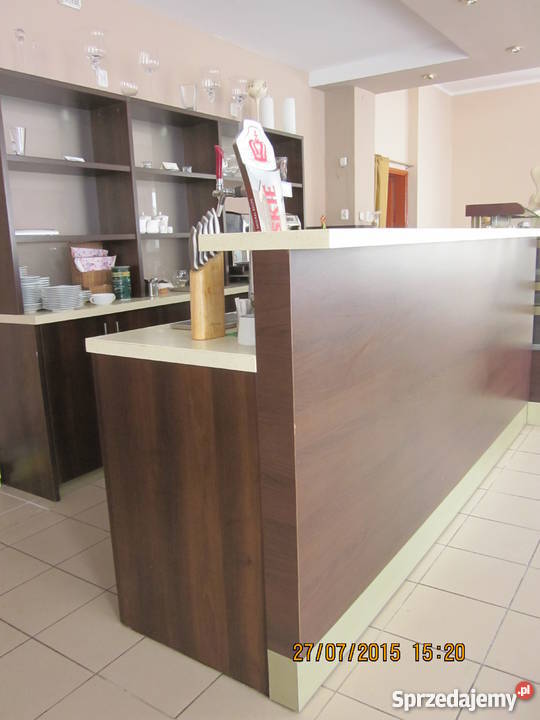 Meble bar pod zabudowę do restauracji drewniany Gastronomia Piotrowo