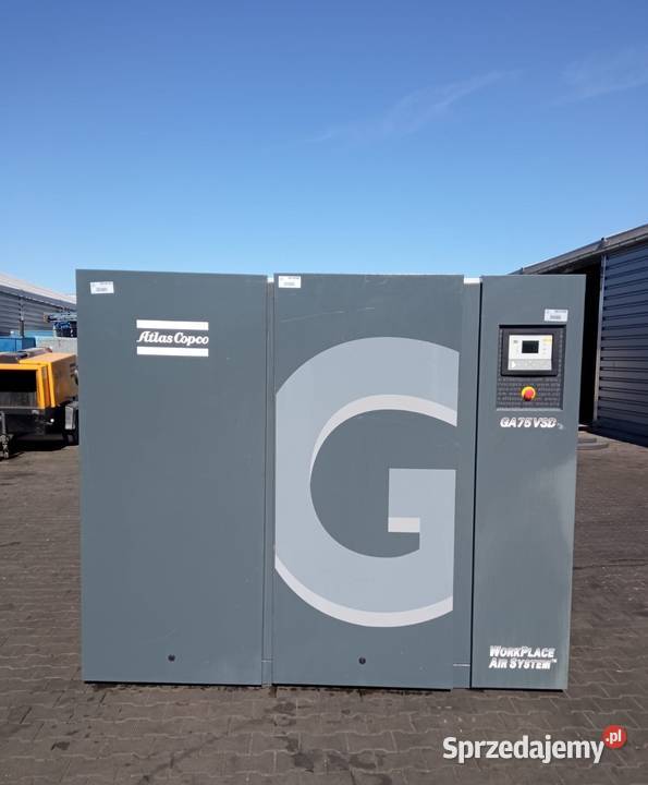 Sprężarka śrubowa kompresor ATLAS COPCO GA75 VSD Wilków
