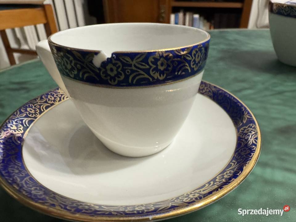 Chodzież antyk porcelanowy serwis kawowy komplet Porcelana i szkło Częstochowa
